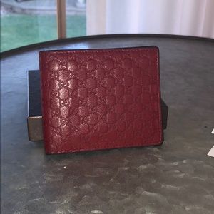 Men’s Red Gucci Wallet